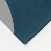 WeihnachtsUFO Ho Alien fliegende Untertasse Fleecedecke (Ecke)