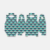 WeihnachtsUFO Ho Alien fliegende Untertasse Gemust Geschenkschachtel (Ungefaltet)