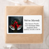 Weihnachtsuhren auf Türschild (Insitu)