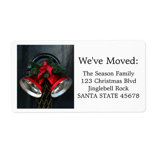 Weihnachtsuhren auf Türschild (Vorne)