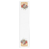 Weihnachtsumschlag Kurzer Tischläufer (Vorderseite)