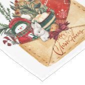 Weihnachtsumschlag Kurzer Tischläufer (Ecke)