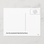 Weihnachtsunfähigkeits-Jagdhund-Postkarte Feiertagspostkarte (Rückseite)