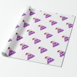 WeihnachtsUnicorn kacken Emoji Geschenkpapier