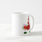 Weihnachtsunicorn-Tasse Kaffeetasse (VorderseiteRechts)