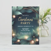 Weihnachtsunternehmen-Party Einladung (Stehend Vorderseite)