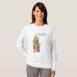 Weihnachtsunterricht mit dieser fröhlichen Familie T-Shirt