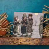 Weihnachtsunterricht (mit Papier) Fotoplatte (Seite)