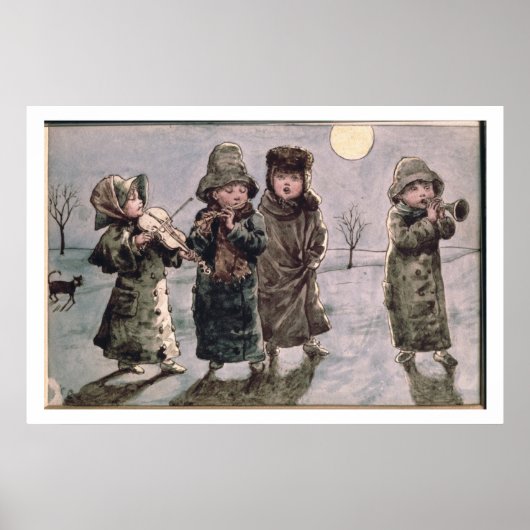 Weihnachtsunterricht (mit Papier) Poster (Vorne)