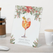 Weihnachtsunterschrift Trinkzeichen Sockelschild (In SItu)