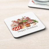 WeihnachtsUntersetzer Getränkeuntersetzer (Linke Seite)