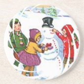 WeihnachtsUntersetzer Getränkeuntersetzer (Vorne)