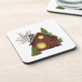 WeihnachtsUntersetzer Getränkeuntersetzer (Linke Seite)