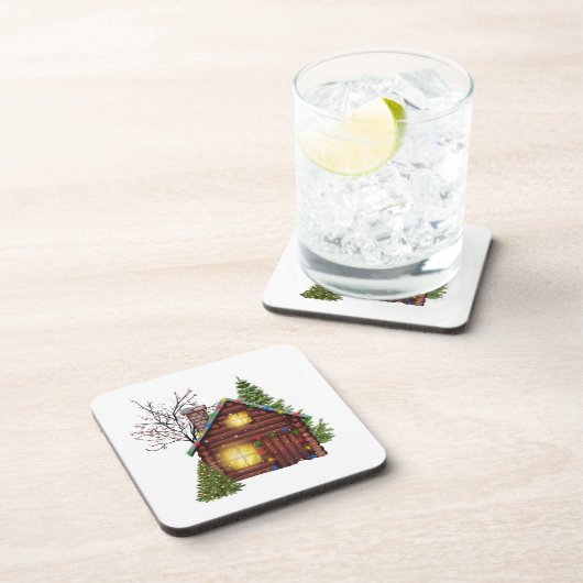 WeihnachtsUntersetzer Getränkeuntersetzer (Rechte Seite)