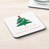 Weihnachtsuntersetzer Getränkeuntersetzer (Linke Seite)