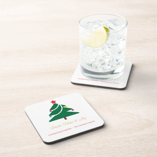 Weihnachtsuntersetzer Getränkeuntersetzer (Rechte Seite)