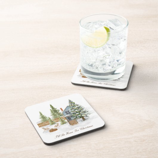 WeihnachtsUntersetzer Getränkeuntersetzer (Rechte Seite)