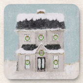 WeihnachtsUntersetzer Getränkeuntersetzer (Vorderseite)