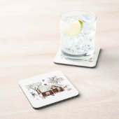 WeihnachtsUntersetzer Getränkeuntersetzer (Rechte Seite)