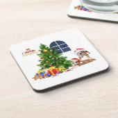WeihnachtsUntersetzer Getränkeuntersetzer (Linke Seite)