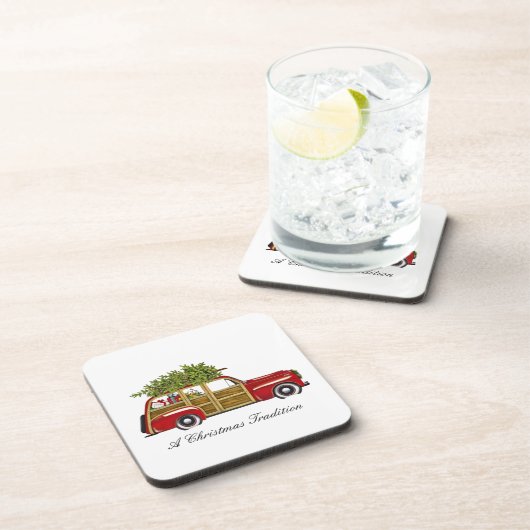 WeihnachtsUntersetzer Getränkeuntersetzer (Rechte Seite)