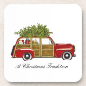 WeihnachtsUntersetzer Getränkeuntersetzer (Vorderseite)