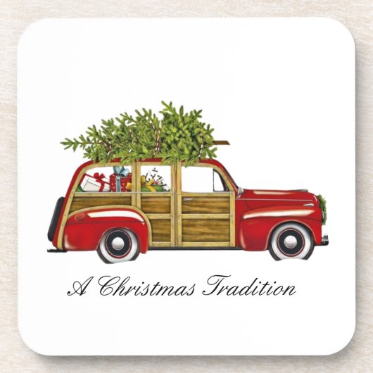 WeihnachtsUntersetzer Getränkeuntersetzer (Vorderseite)