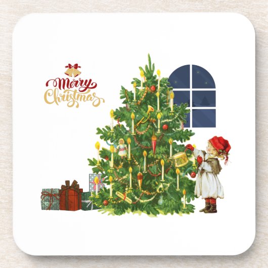 WeihnachtsUntersetzer Getränkeuntersetzer (Vorderseite)