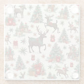 WeihnachtsUntersetzer Glasuntersetzer (Rückseite)