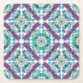 WeihnachtsUntersetzer Rechteckiger Pappuntersetzer