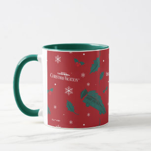Weihnachtsurlaub Holly Muster Tasse