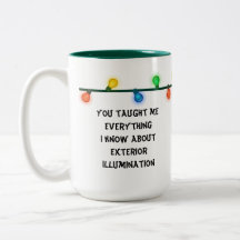 Weihnachtsurlaub Quote Tasse Weihnachtslicht