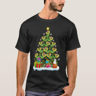 Weihnachtsurlaub Santa Dilophosaurus Dinosaurier W T-Shirt