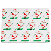 Weihnachtsurlaub Ski fahren Große Geschenktüte (Vorderseite)