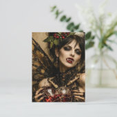 Weihnachtsvampir Postkarte (Stehend Vorderseite)