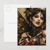 Weihnachtsvampir Postkarte (Vorne/Hinten)