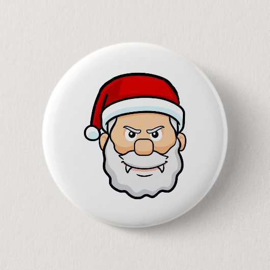 Weihnachtsvampir santa button (Vorderseite)