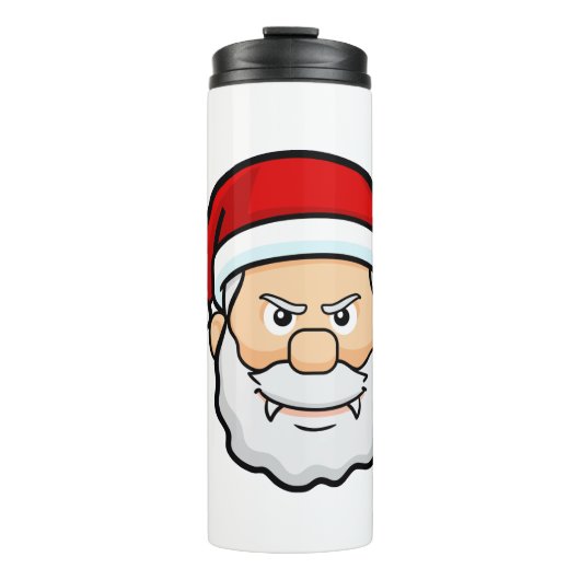 Weihnachtsvampir santa thermosbecher (Vorderseite)