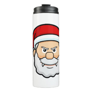 weihnachtsvampir weihnachtsmann thermosbecher