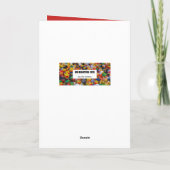 Weihnachtsvasectomy-Bälle Feiertagskarte (Rückseite)