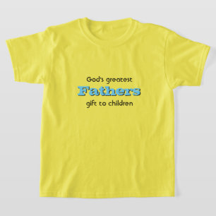 Weihnachtsvater Gottes bestes Geschenk an Kinder T-Shirt