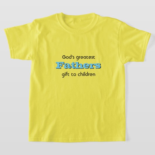 Weihnachtsvater Gottes bestes Geschenk an Kinder T-Shirt (Ablage )