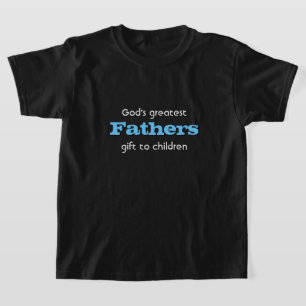 Weihnachtsvater Gottes bestes Geschenk an Kinder T-Shirt