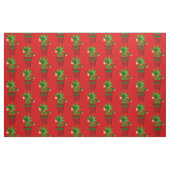 Weihnachtsvenusfliege Stoff (Fat Quarter (45,7 x 55,9 cm))