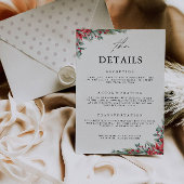 Weihnachtsverbandskarte - die Details Einladung