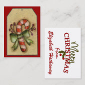 Weihnachtsverbandskarte / Tag - SRF Begleitkarte (Vorne/Hinten)