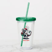 Weihnachtsvergewaltiger Acryltrinkbecher (Rückseite)