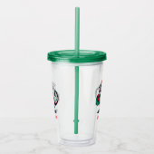 Weihnachtsvergewaltiger Acryltrinkbecher (Rechts)