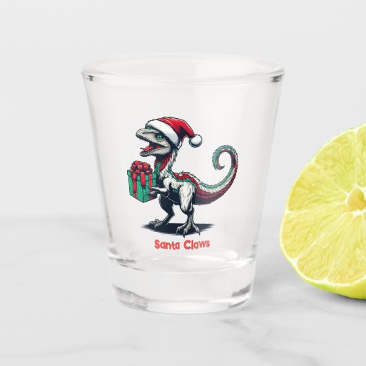Weihnachtsvergewaltiger Schnapsglas (Vorderseite)