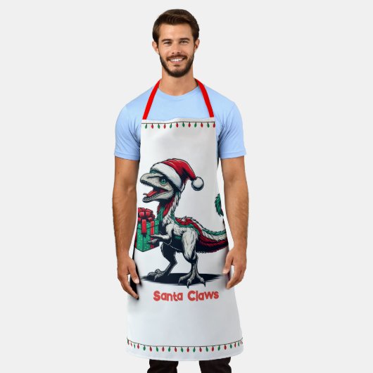 Weihnachtsvergewaltiger Schürze (Getragen)